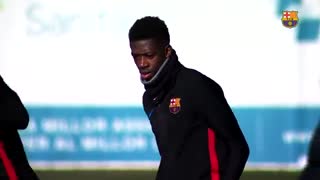 عثمان دمبله آماده بازی شد !