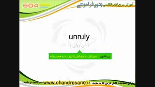 آموزش تصویری و کدینگ کتاب 504 واژه - درس چهاردهم