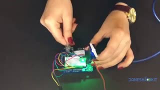 آموزش ماژول روتاری انکودر از پکیج 37 سنسور آردوینو + سرو موتور + LED RGB