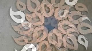 سازه کارتونی|آموزش ساخت دکور آینه دیواری با نورپردازی زیبا