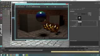 آموزش مایا Using a Mental Ray Physical Light in Maya 2018
