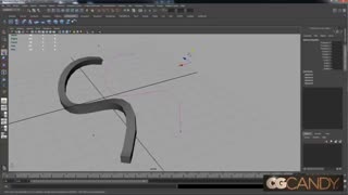 آموزش مدلینگ مایا Creating Tubes - Extruding along Curves in Maya