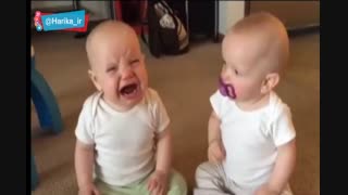 دعوای کوچولوهای بامزه