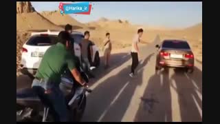 مسابقه بین BMW و موتور سنگین در ایران