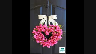 مدل های جدید حلقه گل و آویزهای دکوری مناسب روز عشاق