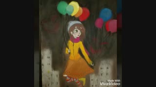طرح دخترک بادکنک فروش...