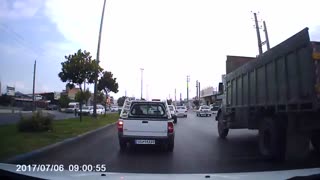 DVR خودروئی دو لنز دوربین جلو