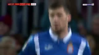 نیمه دوم بازی بارسلونا 2-0 اسپانیول ( 6 بهمن 96 )