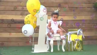 برگزاری، عکاسی و فیلمبرداری یک جشن تولد کودکی با کلیپ های فانتزی در باغ