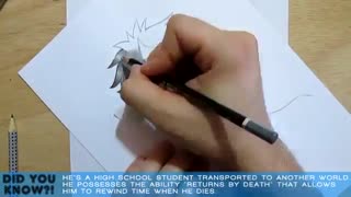 Drawing Subaru Natsuki