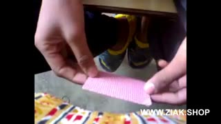 آموزش شعبده بازی پرواز کارت