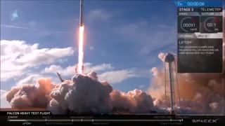 پرتاب  موشک هوی فالکون