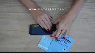 آموزش تصویری نحوه استفاده از محافظ صفحه الماس