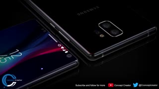 طراحی گلکسی نوت 9 سامسونگ نمایشگری کاملا بدون حاشیه را نشان می‌دهد