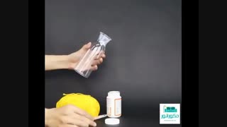 تزئین شیشه های خالی با کاموا