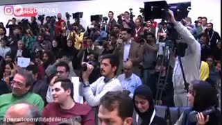 حرکت عجیب و +18 مهران احمدی در نشست خبری فیلم‌ مصادره