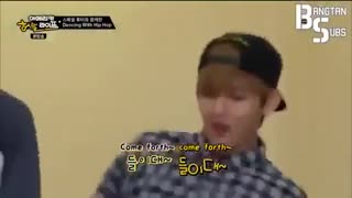 مسابقه ی رقص بین بی تی اس و یه گروه آمریکایی...