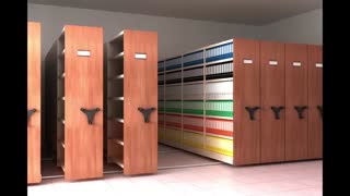 قفسه فلزی قفسه مغازه بایگانی ریلی