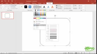 آموزش طراحی لوگوی اینستاگرام در پاورپوینت