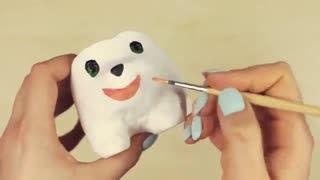 گلدون خمیر فیمو