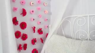 آویز گل دکوری اتاق