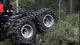 ماشین برش چوب tree harvester