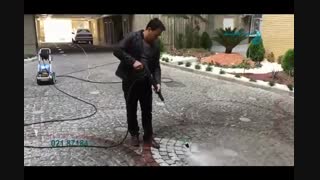 واترجت صنعتی - چگونه آلودگی های سخت حیاط و محوطه را بشوییم؟