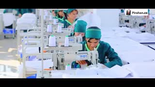 دوخت صنعتی پیراهن مردانه