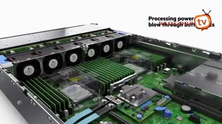 نمایی زیبا از سرور HP DL380 G10