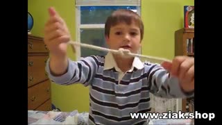 آموزش شعبده بازی - گره زدن طناب با روشی عجیب
