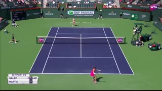 هایلایت تنیس سیمونا هالپ-پترا مارتیک 2018