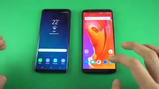 مقایسه سرعت گوشی Samsung Galaxy S9 Plus با OnePlus 5T