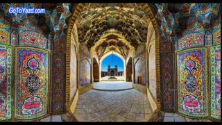 تصاویری زیبا از مسجد صورتی (نصیرالملک) شیراز