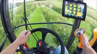 Pellenc Optimum Grape Harvester