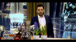 گفتگوی داغ احسان علیخانی و رضا رشیدپور در برنامه نوروزی بهار نارنج (1)