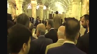 دیدار معاون اول رئیس جمهور از صحن حضرت زهرا(س)