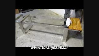 ساخت نیمکت استیل برای مجتمع تجاری