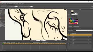 طراحی پیرمرد در moho