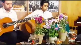 سه نوازی بسیار زیبا قطعه دروازه های بهشت از استاد کریمی