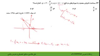 تست‌های تابع در کنکور تجربی از سال ۹۰ تا ۹۶ قسمت چهارم با علی هاشمی