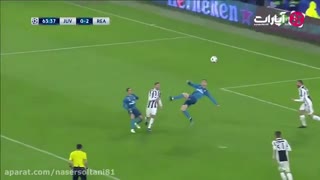 سوپر گل استثنایی رونالدو در دیدار مقابل یوونتوس