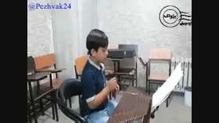 آهنگ بارون بارونه - ترانه کرمانشاهی- سنتور: رهام زندی