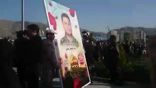 وداع عاشقانه ی مادر شهیدحامد رضایی