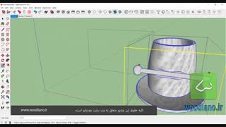 چگونه در اسکچ آپ شکل ها را قرینه سازی کنیم؟
