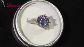 انگشتر زنانه پرنسس لوکس کریستال الماس-Royal.R.60