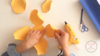 Solis_Arts: کاردستی گلی زیبا با کاغذ و مقوای رنگی