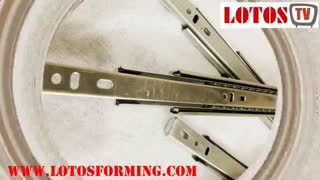 دستگاه ریل کشویی کابینت سه تکه ساچمه ای