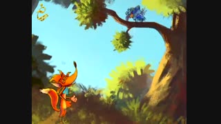 زیر گذر بازارچه: روباه و زاغ ، گوشی همراه