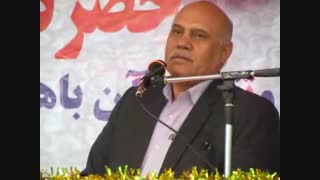 سخنرانی ساعدی نماینده مردم دشت آزادگان و هویزه در  مراسم روز معلم شهر بستان