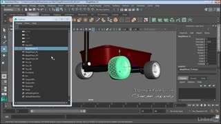 آموزش انیمیشن سازی مقدماتی مایا به زبان فارسی maya Create hierarchies